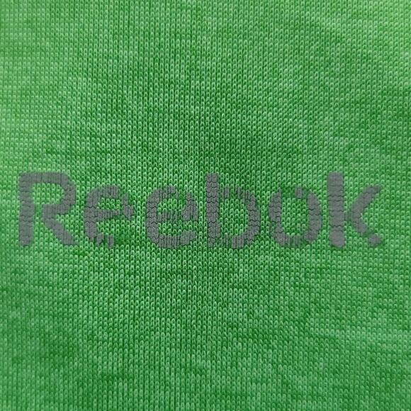 Reebok Heathered Green Short Sleeve Athletic Performance Shirt - Picture 5 of 13